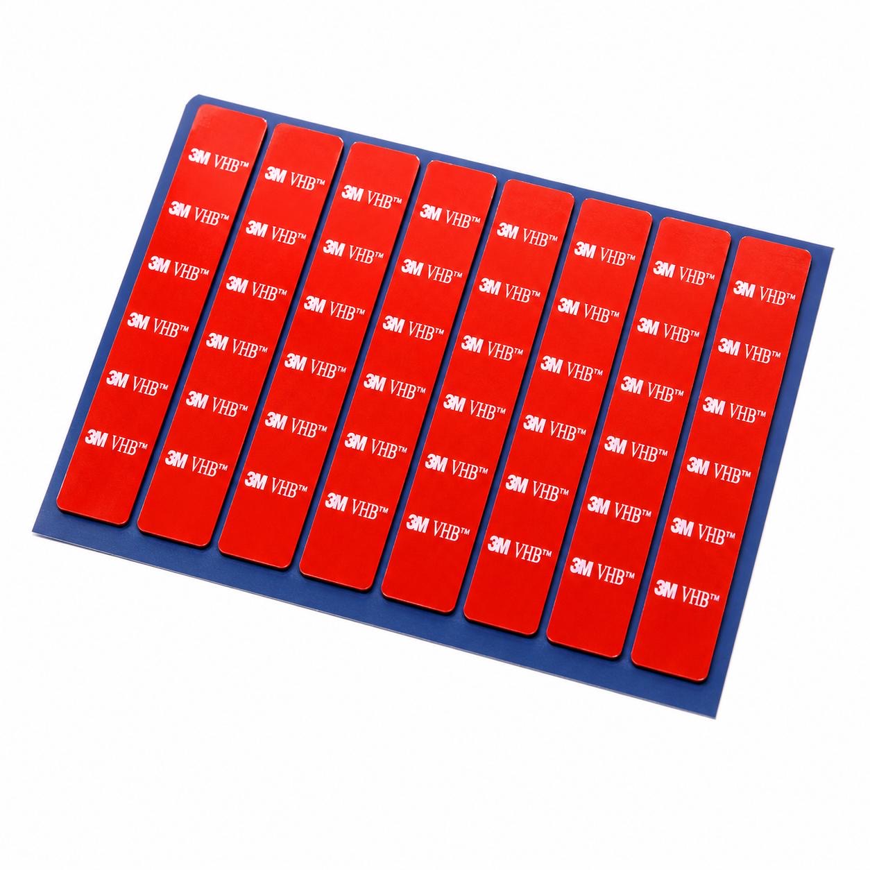 3M VHB Number Plate Tape Pads UK | Strong Double Sided Adhesive Strips (90mm x 15mm)