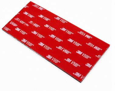 3M VHB 5952 black double sided tape sticky pad 200mm x 100mm acrylic foam adhesive pad for industrial and automotive applications